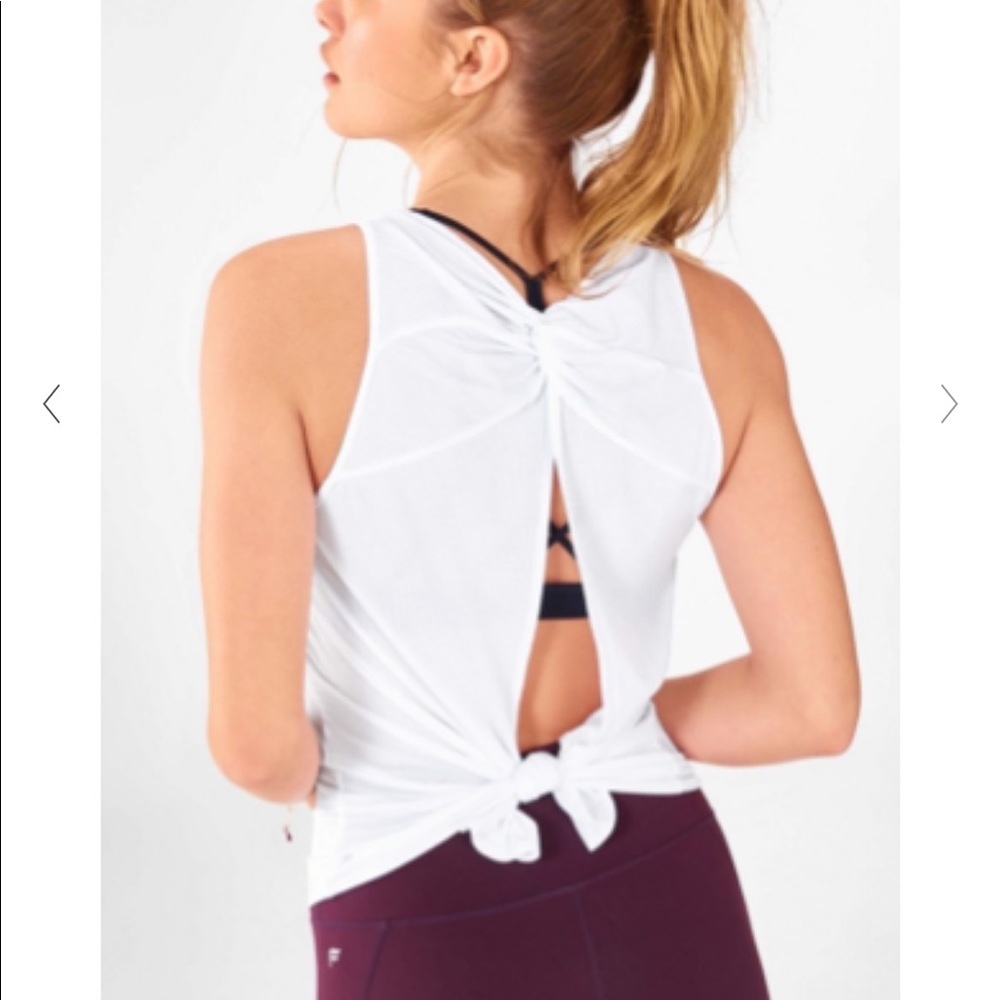 Fabletics tie back tank